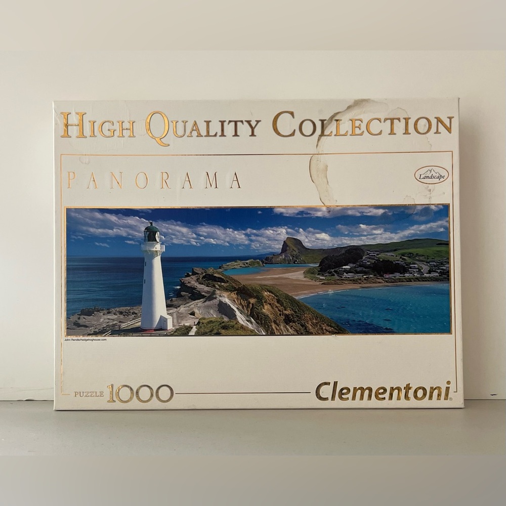 2/$16 Clementoni Panorama 1000 Piece Puzzle - New Zealand Lighthouse